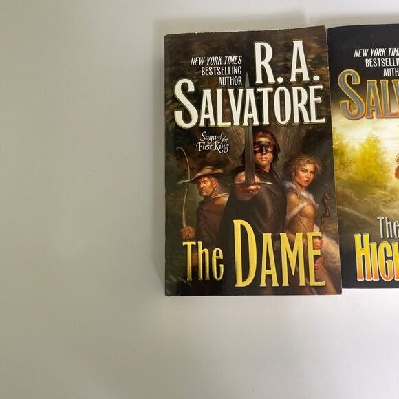 R.A. Salvatore | Saga of the First King Series (Paperback Lot of 2) - Picture 4 of 6